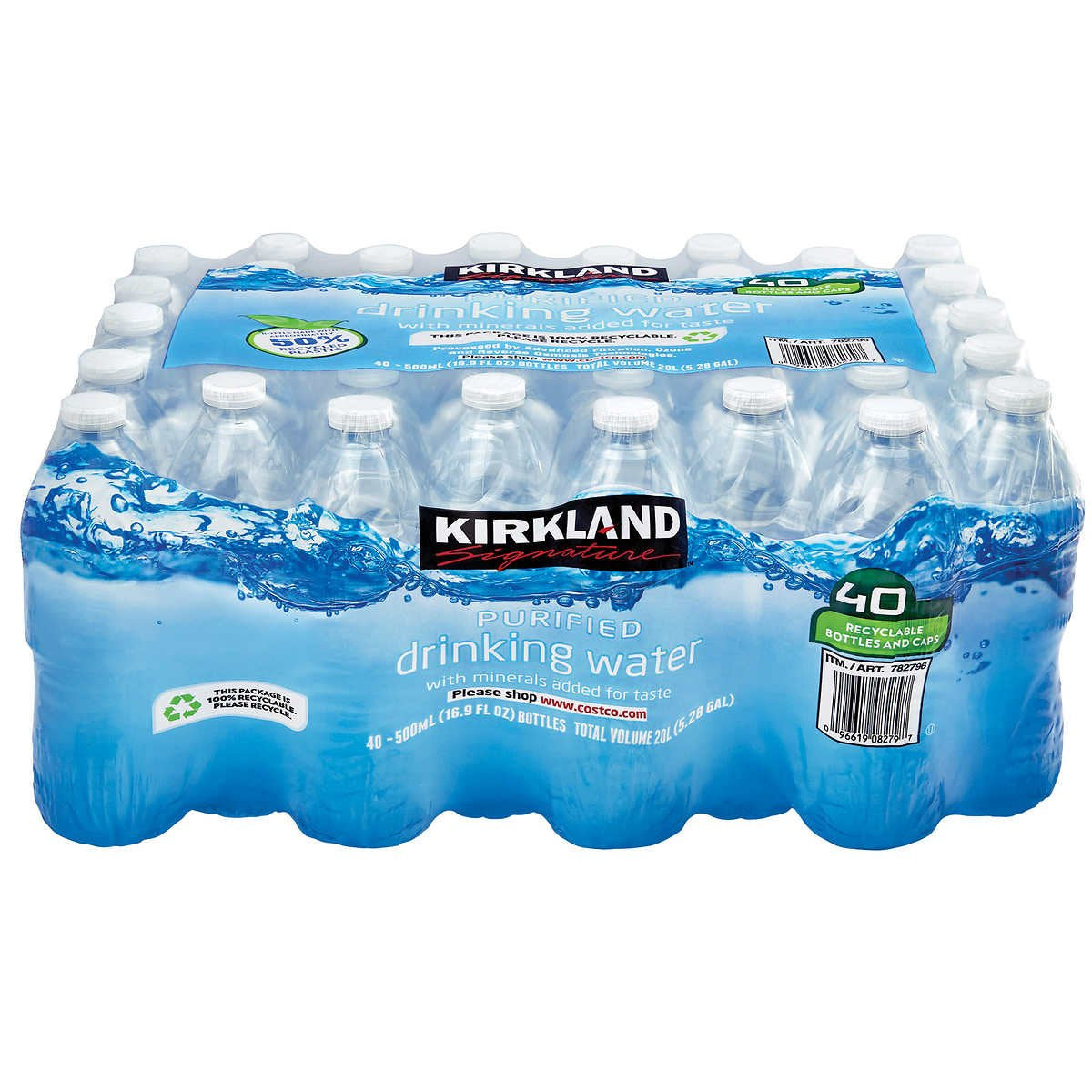 Signature Purified Drinking Water, 16.9 Ounce, 40 Count