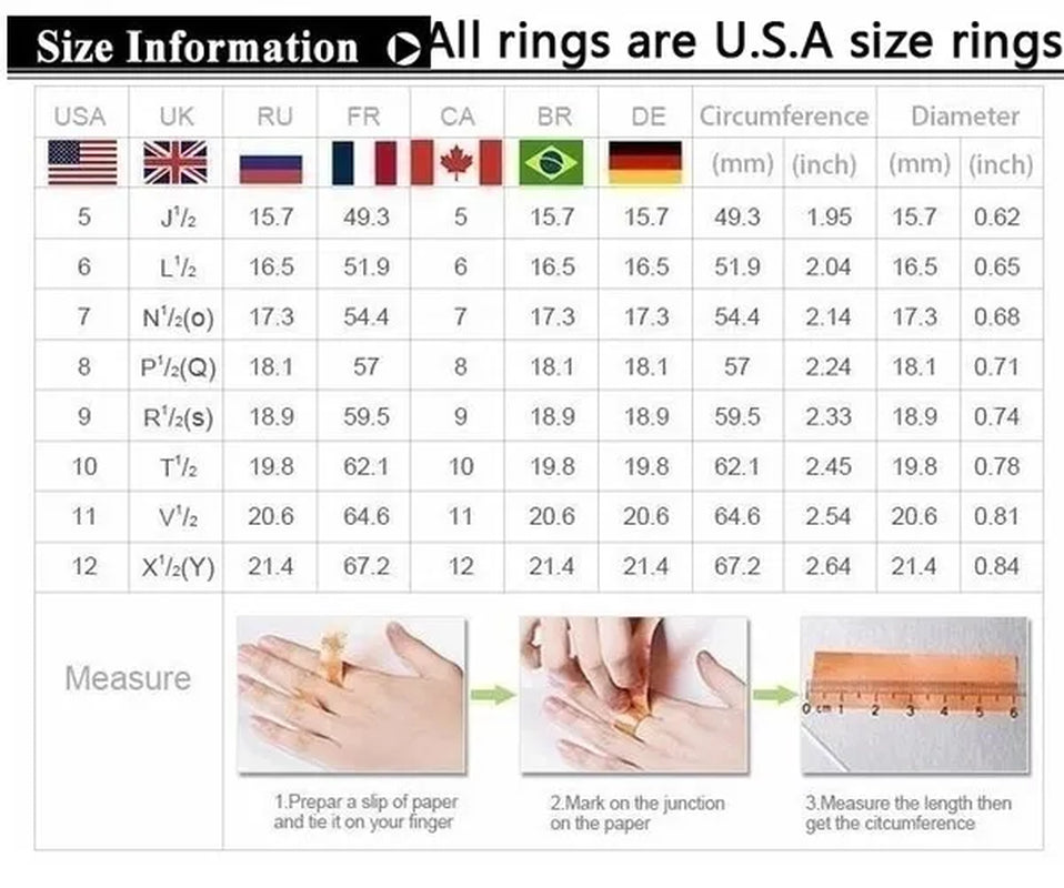 YOHAPP NEW Fashion Couple Rings Set Jewelry - Men's 8mm 316L Stainless Steel Titanium Ring and Women's Three Stone Princess Cut 1CT Diamond Silver Bridal Wedding Engagement Band Ring