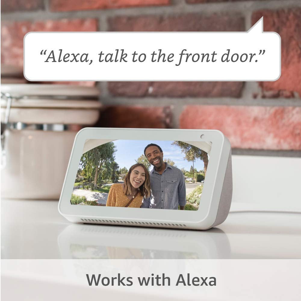 Video Doorbell - 1080P HD Video, Improved Motion Detection, Easy Installation – Satin Nickel