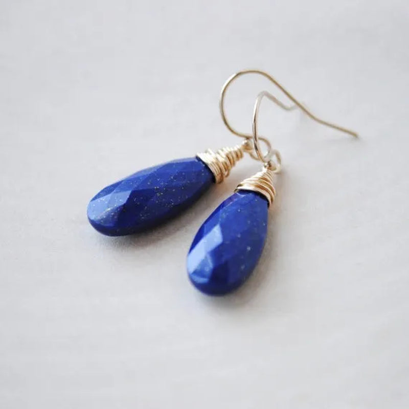 Lapis Lazuli Earrings Lapis Earrings Blue Lapis Earrings Lapis Lazuli Jewelry