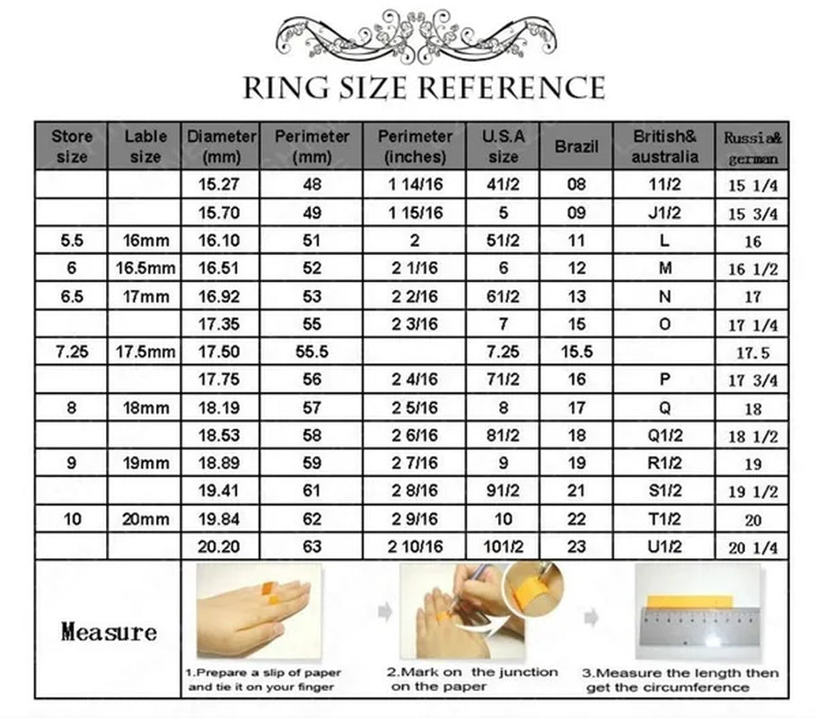 Luxury Womens Ring White Sapphire Wedding Band Engagement Diamond Ring Fine Jewelry Christmas Gift Size:6 7 8 9 10 ( 11 Colors )