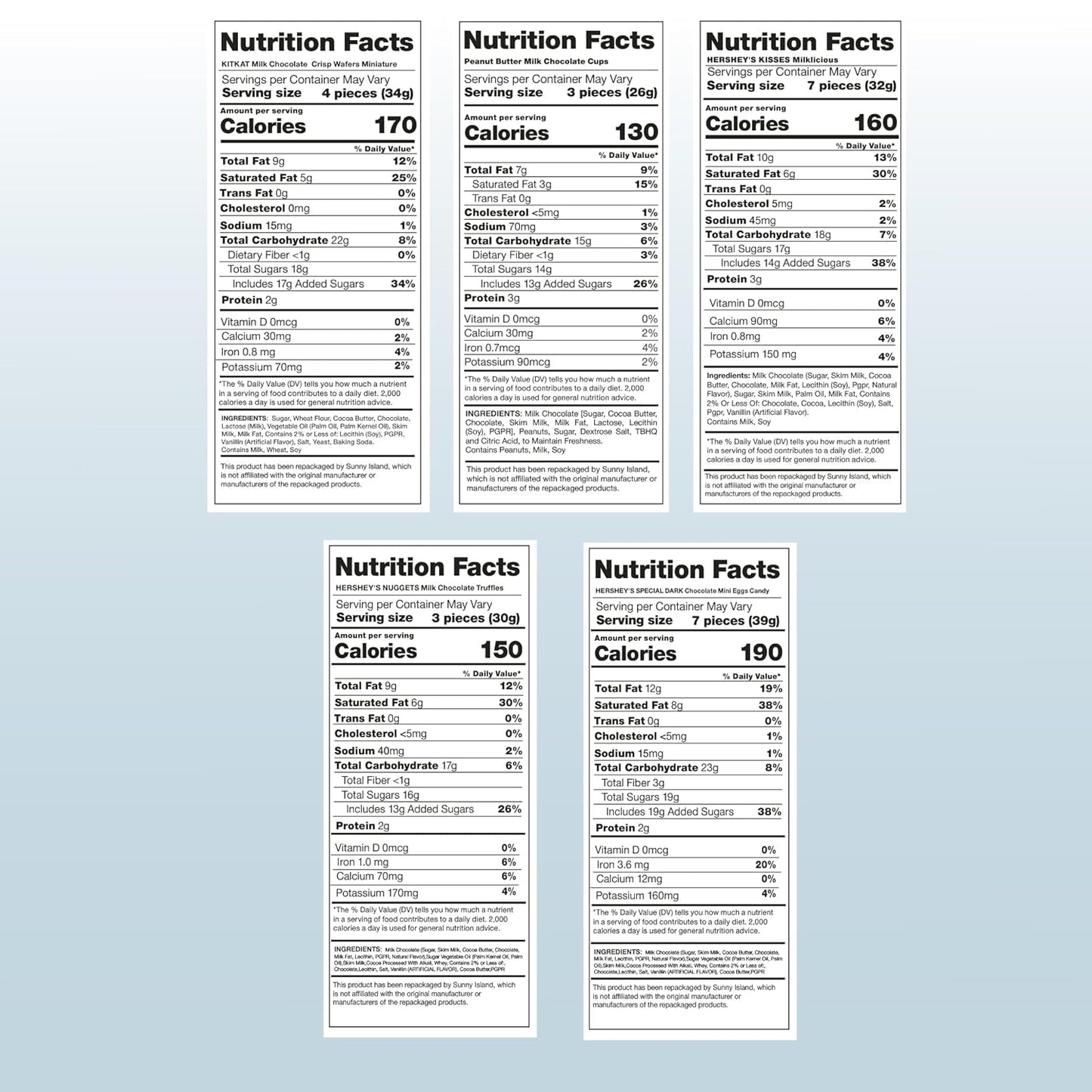 Easter Chocolate Candy Mix - HERSHEY'S NUGGETS, KITKAT, ROLO, Peanut Butter Hearts, 3-Pound Variety Pack - about 130 Pieces