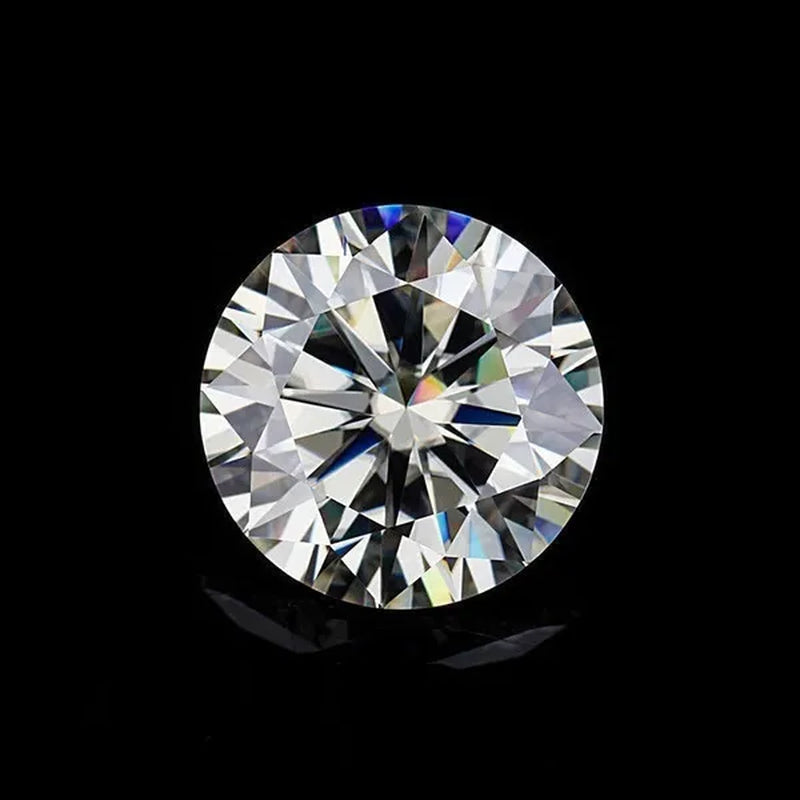 0.53~8.50~9.5 Carat round Brilliant Cut I-J Color Moissanite Loose Gemstone