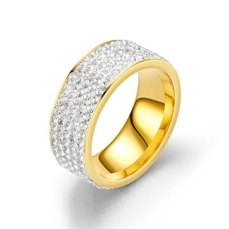 Sparkling 925 Solid Sterling Silver White Diamond Wedding Band Rings Engagement Anniversary Party Jewelry Size 5-12