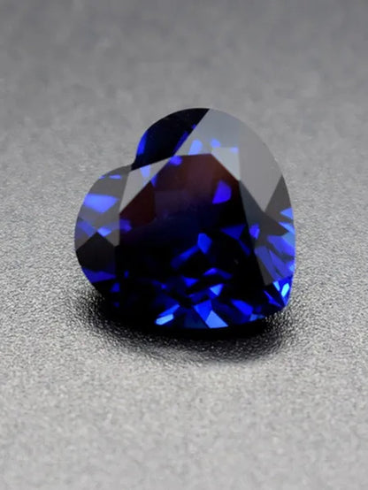 Natural Cutting 3A Blue Tanzania Sapphire Unheated 6x8mm 7x7mm Corundum Spinel Various Shapes Mosaic Jewelry Diy Blue Gem AAA