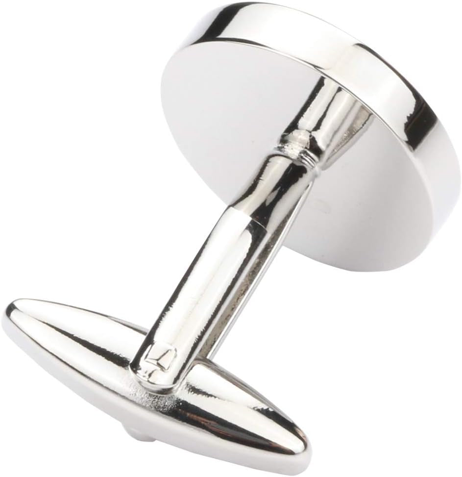 Mens Classic Stainless Steel Initial Cufflinks 26 Alphabet Initial Letter Cufflinks Business Wedding Shirts A-Z