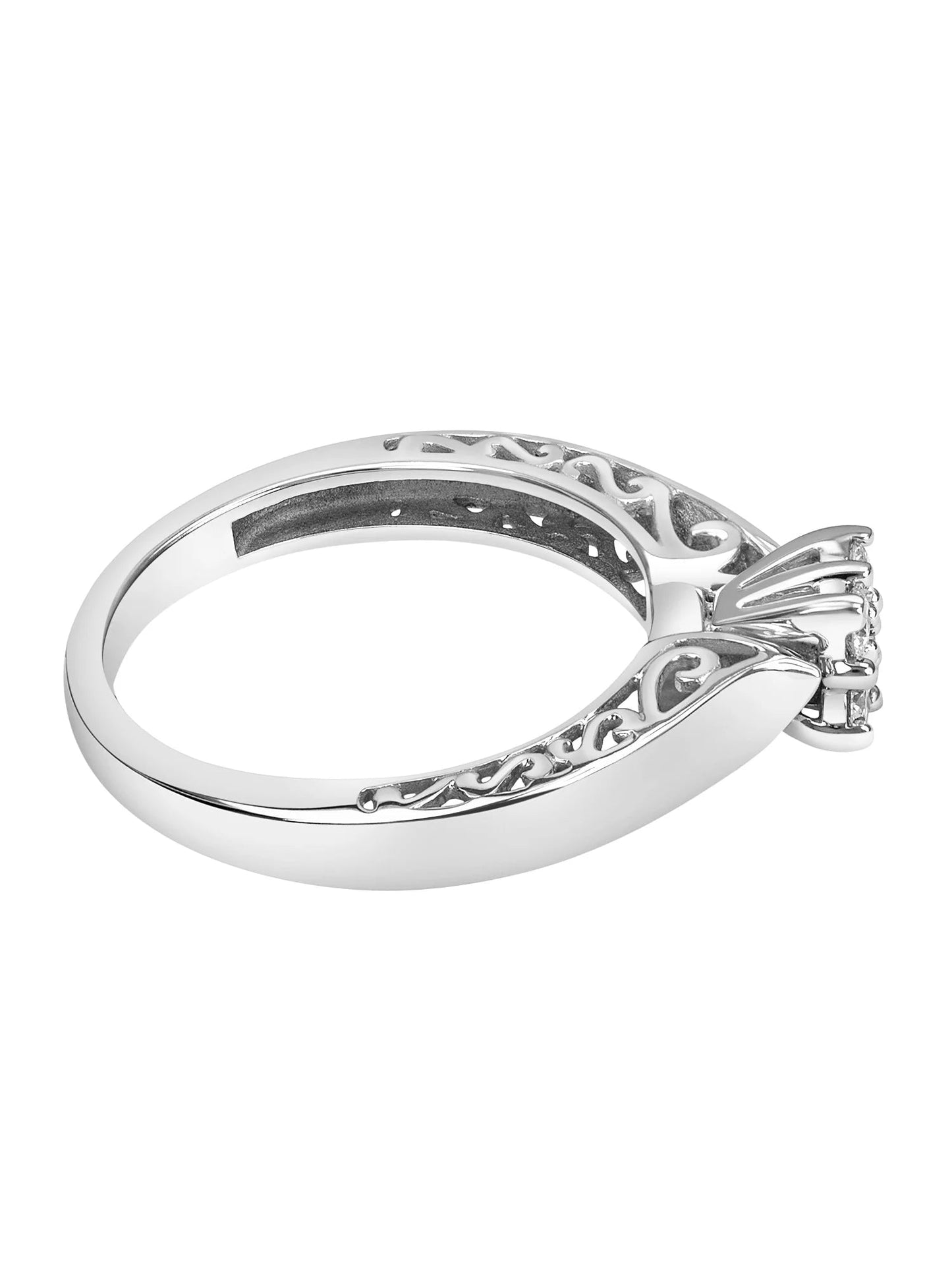 "Enchanted" 1/5 Carat T.W. Diamond Women'S Engagement Ring in 10Kt White Gold