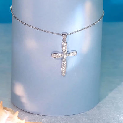 925 Sterling Silver Cross Necklace for Women Mothers Day Gifts Silver Cross Necklaces Womens Jewelry Gifts for Women Mom Her