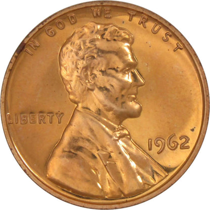 1962 Abraham Lincoln Presidential 1 Penny Coin, Copper Master Coins