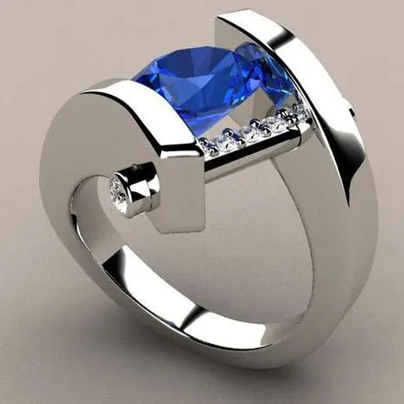 Fashion Europe and America Creative Jewelry Women'S Fashion Zircon Ring Exquisite Ring Bridal Engagement Wedding Ring Jewelry Size US5-11