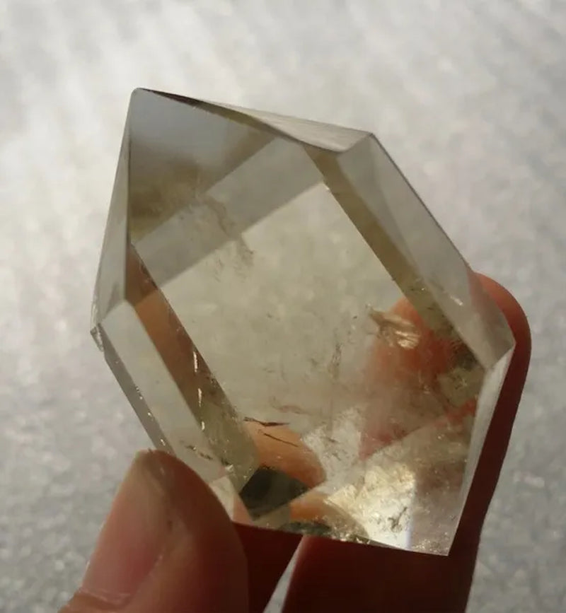 Natural citrine yellow crystal Double pointed Energy Bar crystal collection