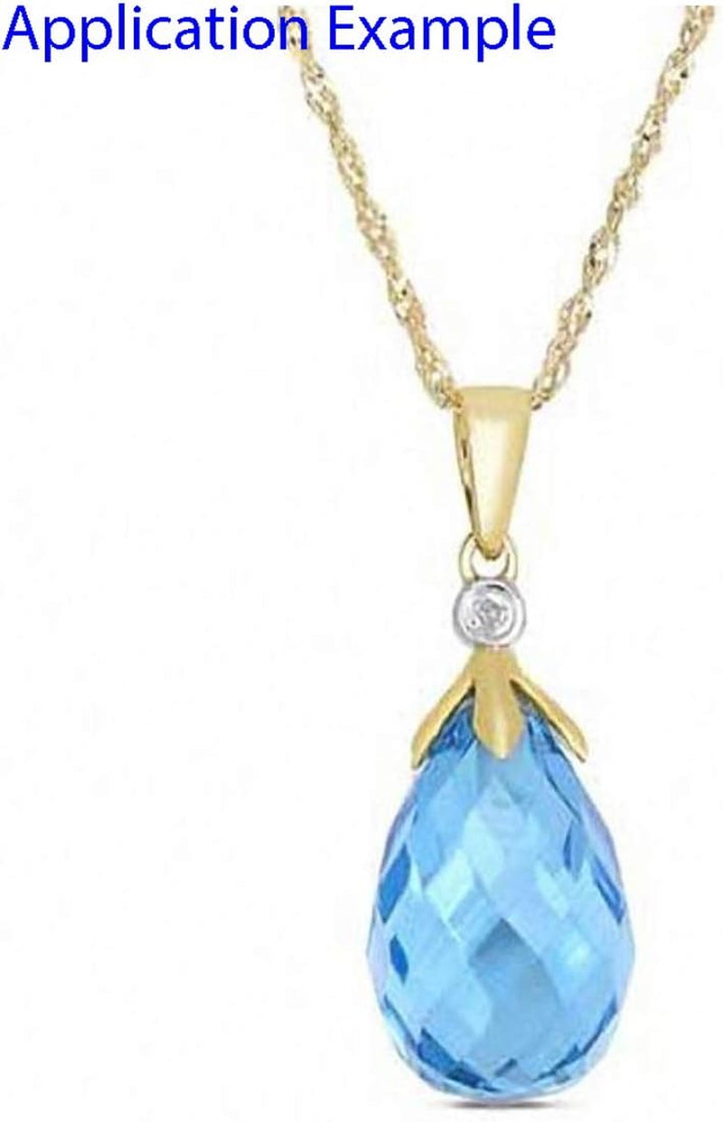 1 Strand Czech 12Mm Faceted Teardrop Briolette Crystal Glass Loose Beads Pendant Drop Spacer Gold Aurum (93-95Pcs) for DIY Jewelry Making CCT2-33