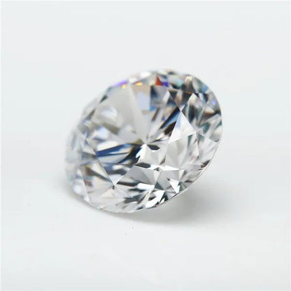 100pcs AAAAA Grade White 4-12mm Loose Zircon Stone Round Cut Cubic Zirconia