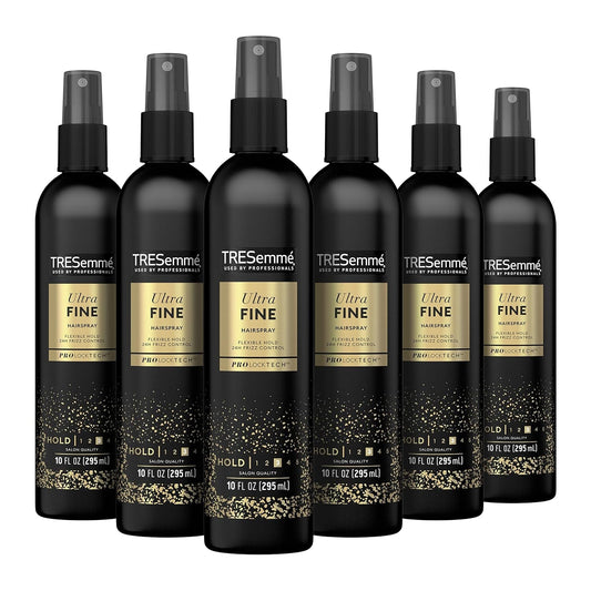 Non-Aero Hairspray Ultra Fine for 24-Hour Frizz Control 10 Fl Oz (Pack of 6)