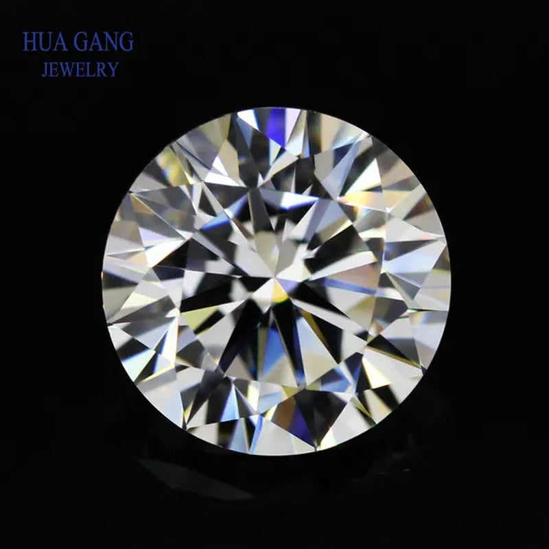 Moissanite 0.5 Carat D Color Round Brilliant 5.0mm Loose Moissanite Stone VVS1 Excellent Cut DIY for jewelry making