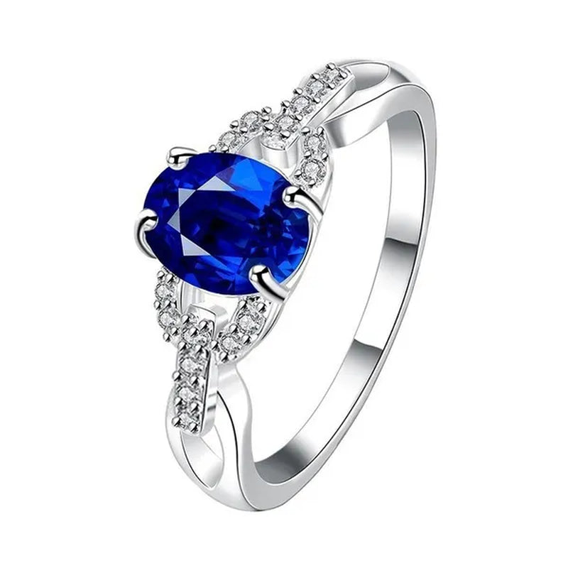 Tanzanite Pendant Sapphire Pendant and Diamond Necklace