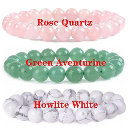 6Mm 8Mm Natural Stone Chakra Beaded Charm Bracelets Tiger Eye Amethyst Lapis Lazuli round Beads Bracelet Women Yoga Jewelry