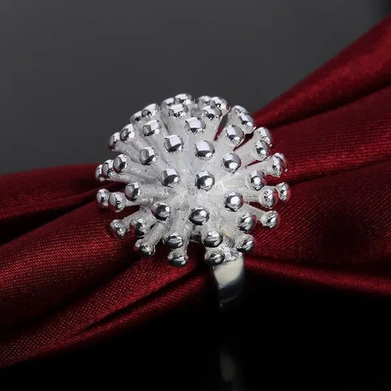 Luxury 925 Sterling Silver Necklace Earring Bracelet Rings Jewelry Set for Women Snowflake Pendant Bangle Hot Charm Fashion Party Gift