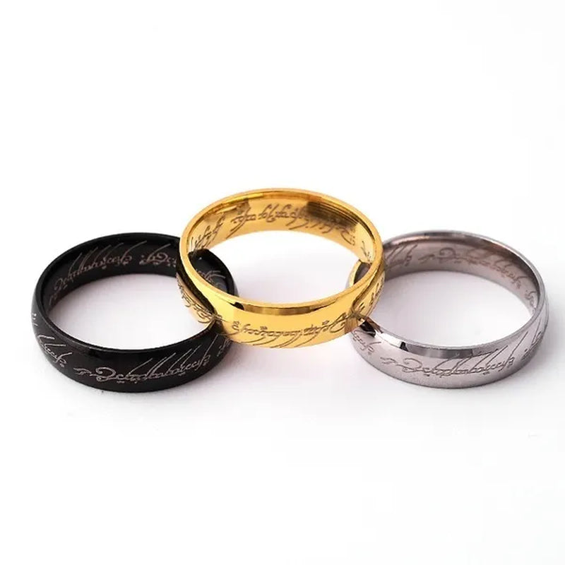3pcs/set Fashion Lord of The Rings Stainless Steel Rings Engagement Rings Jewelry Gifts