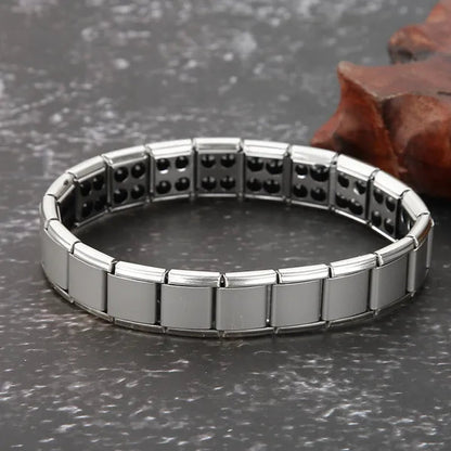 Germanium Titanium Steel Bracelet Magnet Health Healing Jewelry Dong