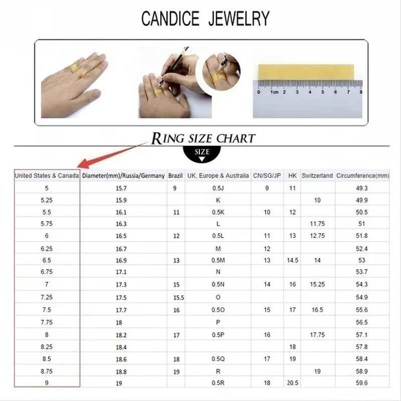 CANDICE Fashion Women Sterling Silver Plated Jewelry Sets for Girls Lovely Oval Pink CZ Stone Party Necklace Earrings Ring Set（Us 7-9)