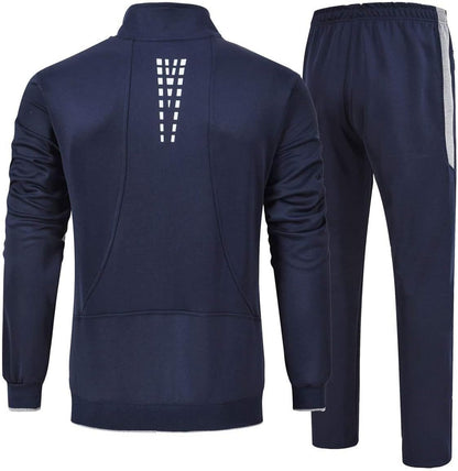 Men'S Tracksuit Sweatsuits 2 Piece Set Athletic Jogging Gym Activewear Sweat Track Suits Sets