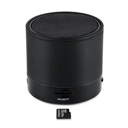 Betron Wireless Portable Travel Bluetooth Speaker Supper Bass BOOM BOX W/ LED Flash Light（Black）