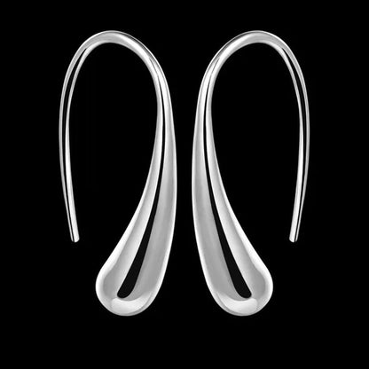 925 Sterling Silver Earing / Lovely / 925 Crystal Dangle Earrings Trendy Earrings