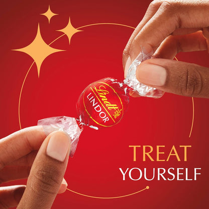 LINDOR Milk Chocolate Candy Truffles, Milk Chocolate with Smooth, Melting Truffle Center, 5.1 Oz. Bag