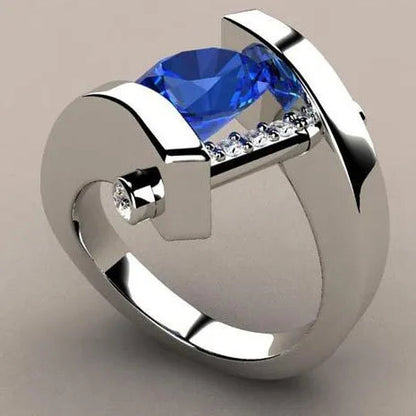 Fashion Europe and America Creative Jewelry Women'S Fashion Zircon Ring Exquisite Ring Bridal Engagement Wedding Ring Jewelry Size US5-11