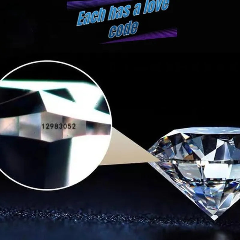 Round brilliant diamond-cut Moissanite bulk jewelry