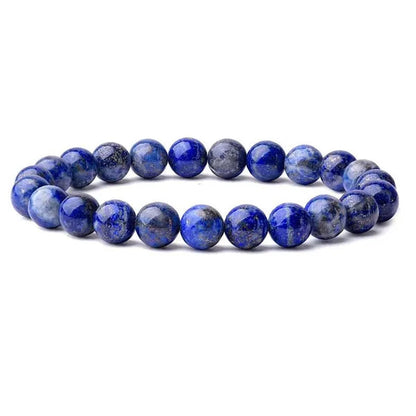 6Mm 8Mm Natural Stone Chakra Beaded Charm Bracelets Tiger Eye Amethyst Lapis Lazuli round Beads Bracelet Women Yoga Jewelry