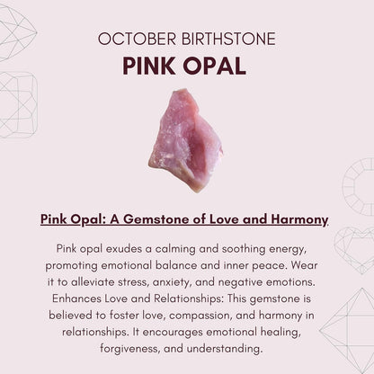 Genuine Pink Opal Necklace for Women - Authentic 925 Sterling Silver Necklace 18K Gold Jewelry, Dainty Heart Choker Pendant Necklace for Teen Girls, October Birthstone Gift for Mothers Day