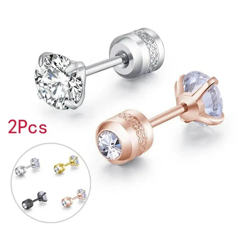 Titanium Steel Earrings for Men Stainless Steel Earrings for Women Men Earrings Diamond Earrings