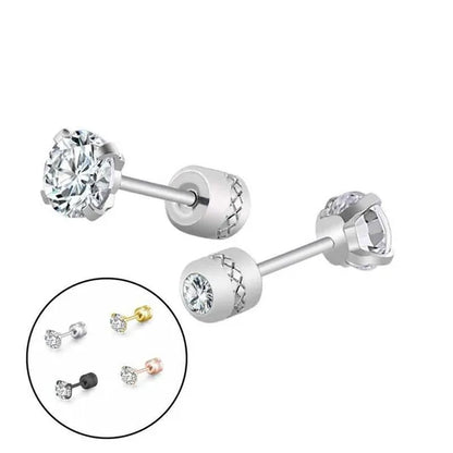 Titanium Steel Earrings for Men Stainless Steel Earrings for Women Men Earrings Diamond Earrings