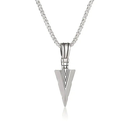 Men's Fashion Jewelry Black Gold Silver Color Pendant Long Chain Necklaces Mens Necklaces