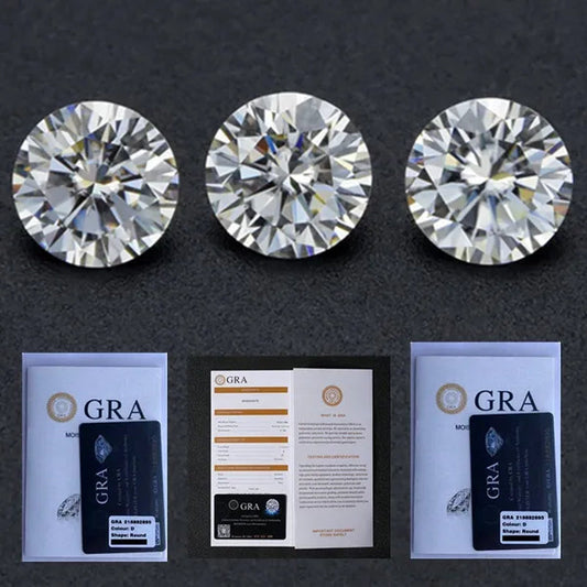 Excellent Loose Gemstones Moissanite Diamond Best G-H Color Undefined Cut Gem Stone for Jewelry Diamond Ring