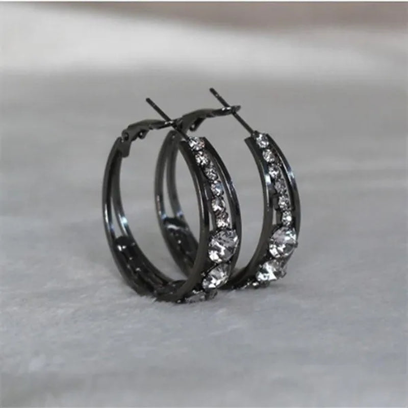 New Exquisite European and American Fashion Female Jewelry Diamond Earrings Romantic Valentines Day Gift Engagement Earrings Wedding Earrings Anniversary Women Jewelry