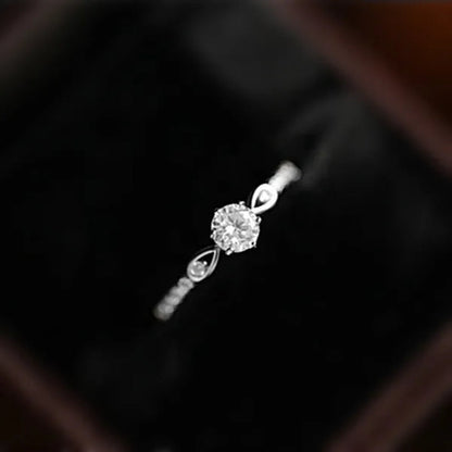Newest Design Women 18K Gold Plated and 925 Sterling Silver White Sapphire Diamond Thin Ring Wedding Engagement Party Rings Jewelry