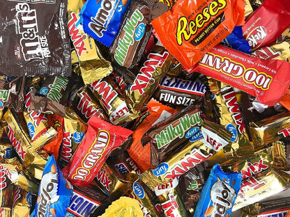Holiday Chocolate Classic MARS Candy Snack Bars 3.5 Lbs Individually Wrapped Mini Fun Size Candies Variety Bulk Mix (56 Oz) Made in America (USA)