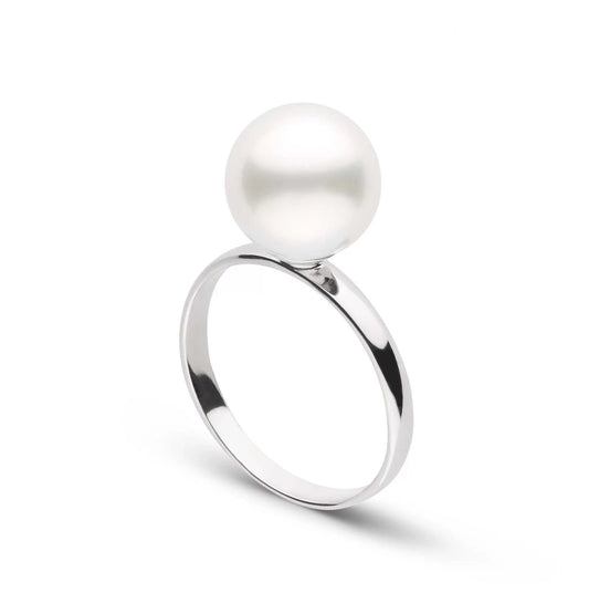 Classic Collection 9.0-10.0 Mm White South Sea Pearl Ring