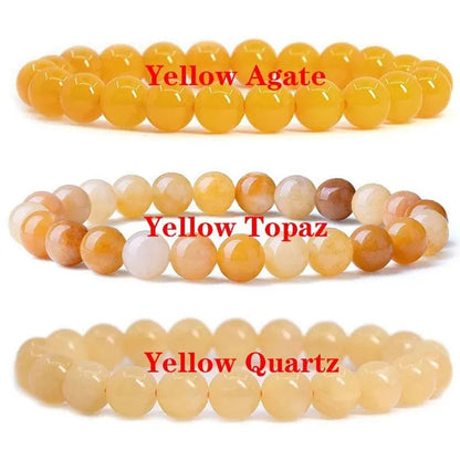 6Mm 8Mm Natural Stone Chakra Beaded Charm Bracelets Tiger Eye Amethyst Lapis Lazuli round Beads Bracelet Women Yoga Jewelry