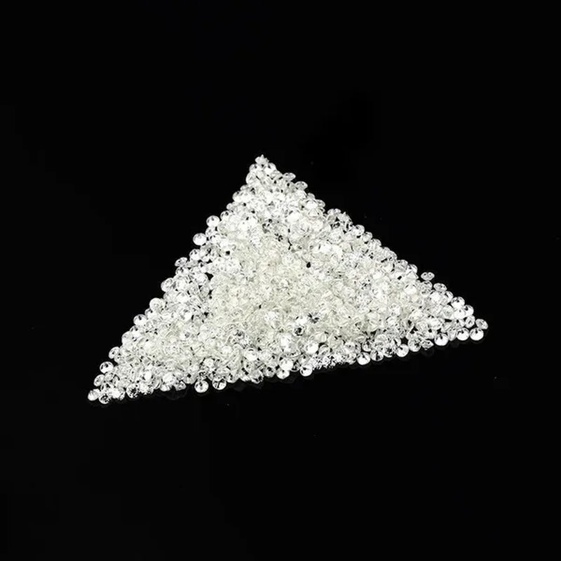 Loose Moissanite Stone Small Size 0.9Mm to 2.9Mm E Color White round Brilliant Cut Loose Beads