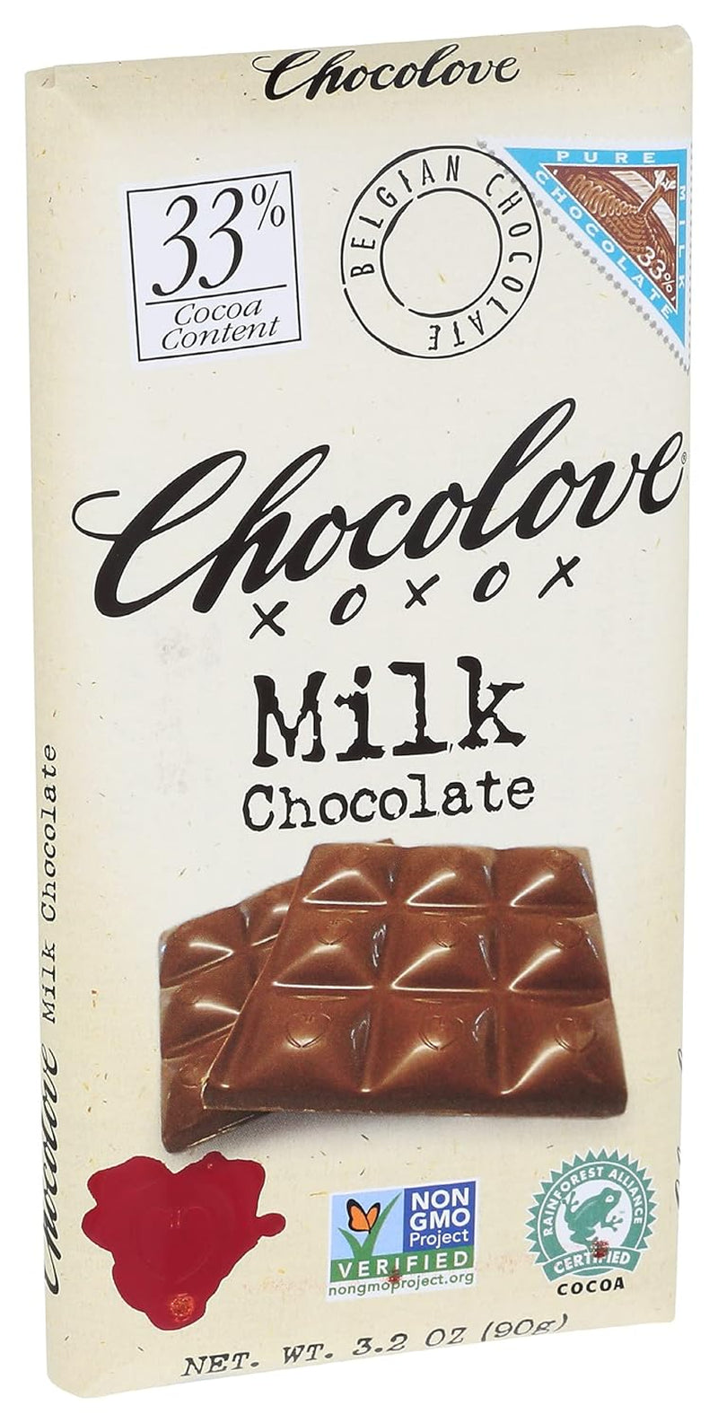 Pure Milk Chocolate Bar, 3.2 Oz