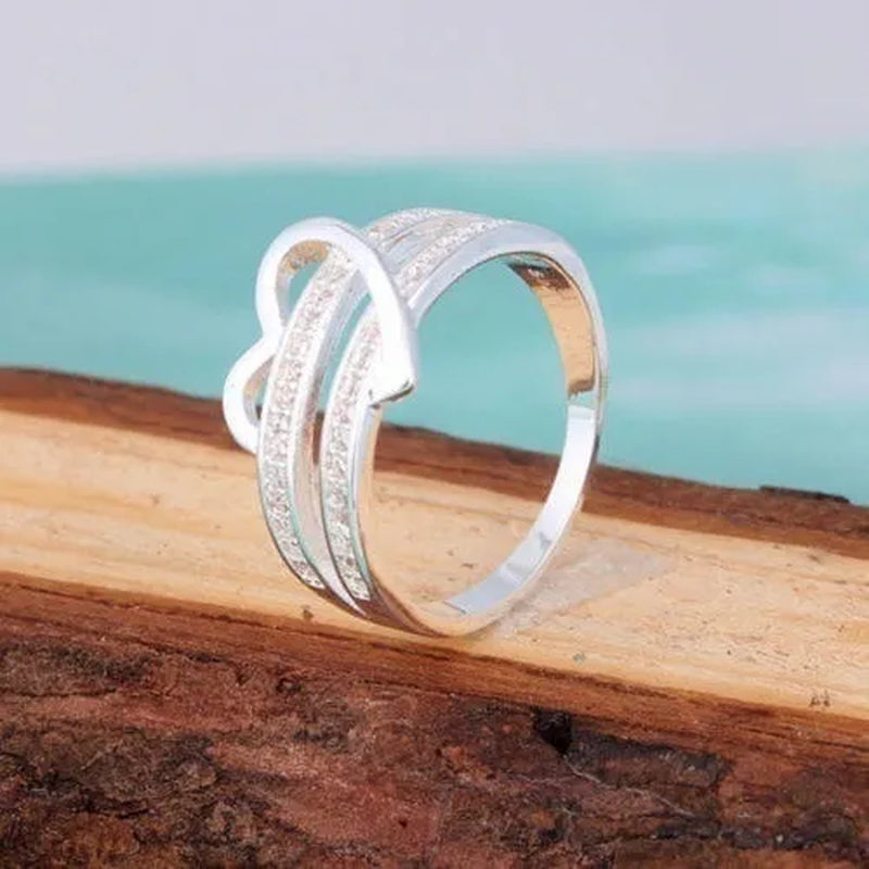 Love Heart  Women Wedding Diamond Ring Gifts(Size:5/6 /7 /8 /9/10) HANNAH MARTIN