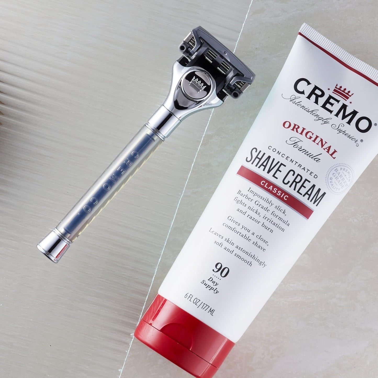 Astonishingly Superior Barber Grade Refillable System Razor