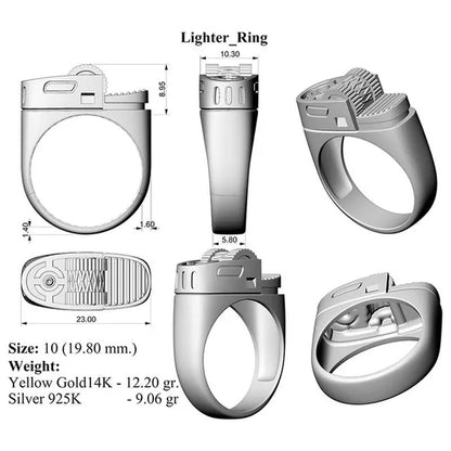 Unique Men'S Fashion Silver Plated Punk Ring Anniversary Gift Wedding Engagement Band Cocktail Party Jewelry Rings Size 6-13