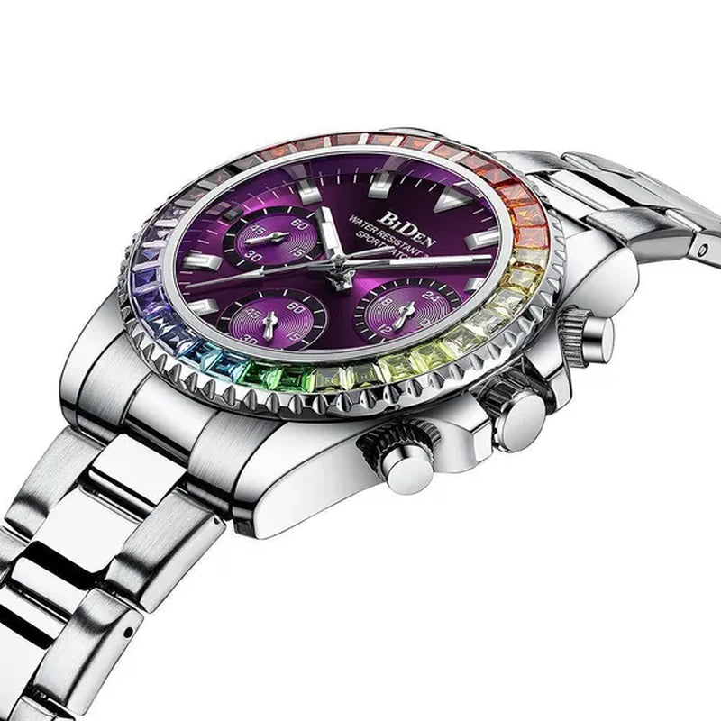Women Rhinestone Watch Fashion Bling Casual Ladies Watch Female Quartz Rose Gold Watch Crystal Diamond Bracelet Watches For Women Montre Femme Relojes Damen Uhren Orologi Donna