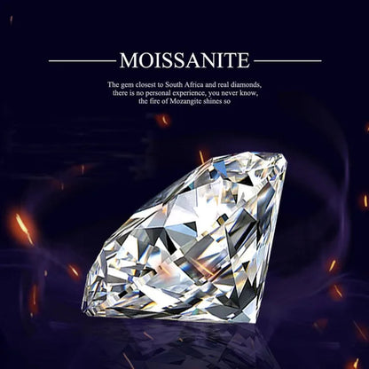 HOLYCOME 100% Genuine Loose Gemstones Moissanite Stones GRA 3Ct DEFIJ Color VVS1 Lab Diamond Stone Excellent Cut for Diamond Ring in Bulk Gem