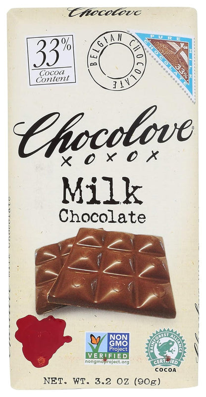 Pure Milk Chocolate Bar, 3.2 Oz